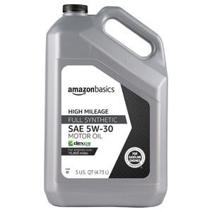 Amazon Basics High Mileage Motor Oil