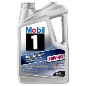 Mobil 1 10W-40 High Mileage oil