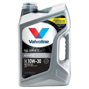 Valvoline Advanced Full Synthetic SAE 10W-30 Motor Oil