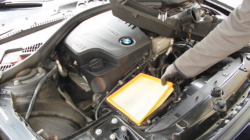 change BMW air filter