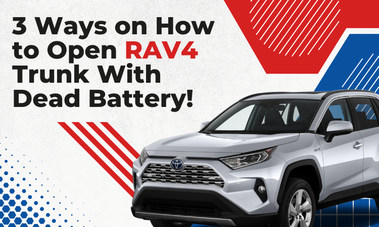 how to open rav4 trunk with dead battery