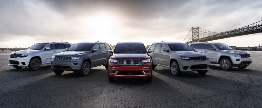 Different Trims of Jeep Grand Cherokee